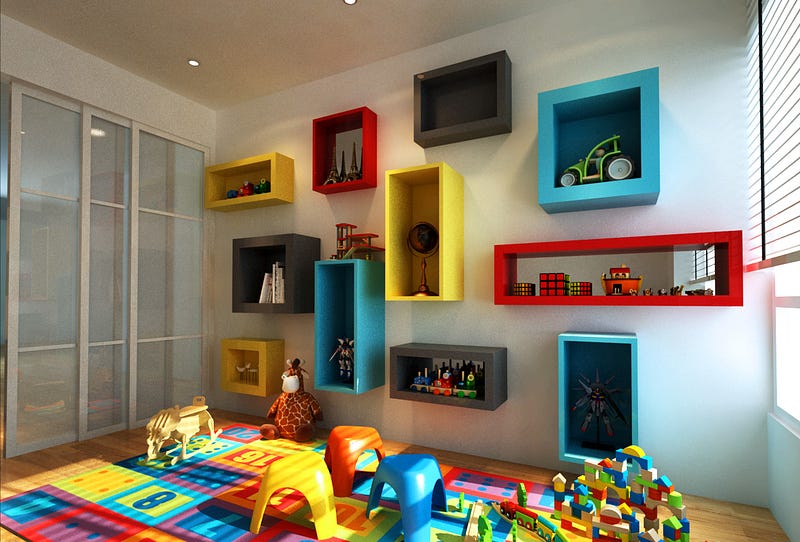 color therapy kids bedroom