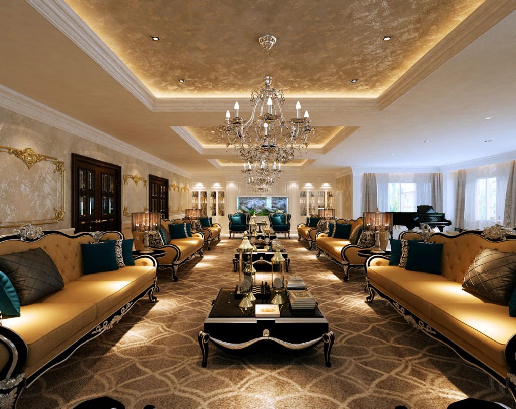 kd villa modern classic living room interior design by latitude design malaysia